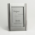 Bey-Berk SF192-09 Silver Plated Picture Frame, 4 x 6