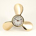 Bey-Berk SQ522 Brass Propeller Clock