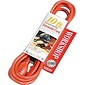 Coleman Cable 10' Outdoor Extension Cord, 16 AWG, Orange (172-02304)
