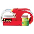 Scotch® Sure-Start Shipping Packaging Tape, 1.88 x 38.2 yds, Clear, 2/PK (3450S-2-1RD)
