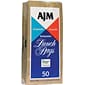 AJM Packaging Paper 10.63"H x 5.13"W x 3.13"D Standard Lunch Bags, Brown, 1200/Pack