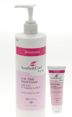 Soothe & Cool® Skin Creams, 16 oz, Unbroken/Healthy Skin, 12/Pack
