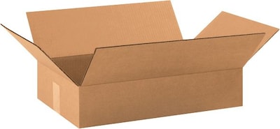 SI  Products  Standard  19L  x  12W  x  4H  Shipping  Boxes,  32  ECT,  Brown,  25  /Bundle  (191