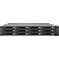 QNAP® TS-1279U-RP Ultra-High Performance 12-Bay Network Attached Storage Server; 48 TB