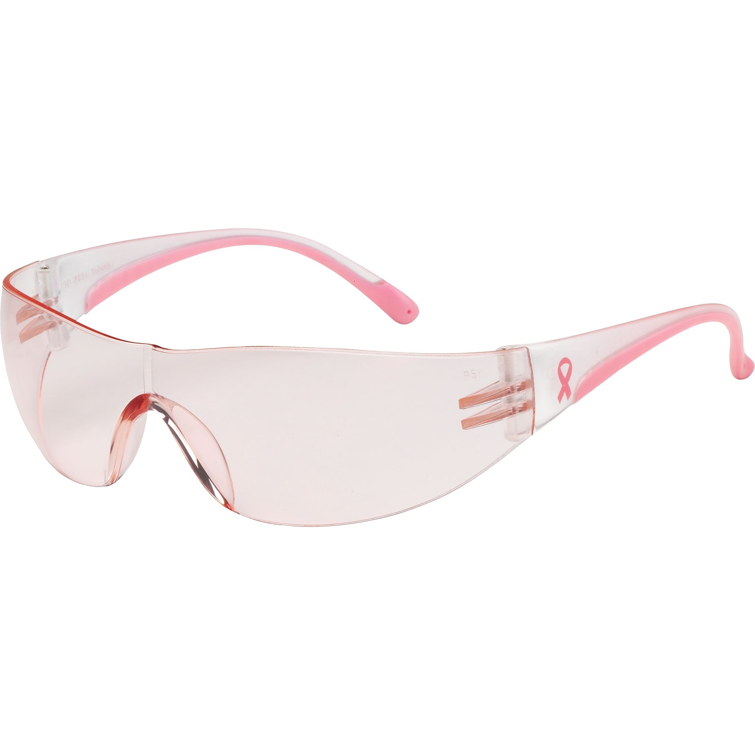 Bouton Optical Safety Glasses, Eva™, Pink/Clear Frame, Light Pink Lens, Anti-scratch Coating (250-10-0904)