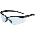 Bouton Optical Safety Glasses, Adversary, Black Frame, Light Blue Lens, Anti-scratch (250-28-0003)