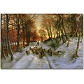 Trademark Global Joseph Faruqharson Glowing Tints of Evening Hours Canvas Art, 35 x 47