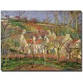 Trademark Global Camille Pissarro Red Roofs, 1877 Canvas Art, 18 x 24