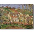 Trademark Global Camille Pissarro The Red Roofs, Winter, 1877 Canvas Art, 26 x 32