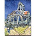 Trademark Global Vincent Van Gogh Church at Auvers-sur-Oise, 1890 Canvas Art, 26 x 32