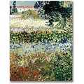 Trademark Global Vincent Van Gogh Garden in Bloom Canvas Art, 47 x 35