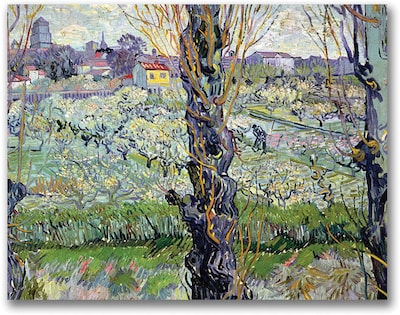 Trademark Global Vincent Van Gogh View of Arles Canvas Art, 26 x 32