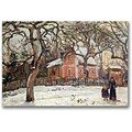 Trademark Global Camille Pissaro Chestnut Trees at Louveciennes Canvas Art, 18 x 24