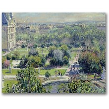Trademark Global Claude Monet View of the Tuileries Canvas Art, 35 x 47