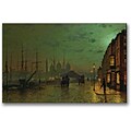 Trademark Global John Atkinson Grimshaw Princes Dock, Hull, 1882 Canvas Art, 30 x 47