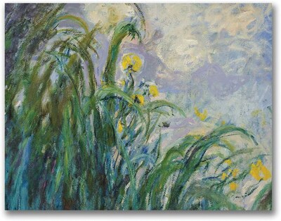 Trademark Global Claude Monet The Yellow Iris Canvas Art, 24 x 32