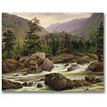 Trademark Global Thomas Fearnley Norwegian Waterfall, 1840 Canvas Art, 18 x 24