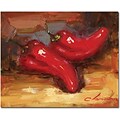 Trademark Global Henry Reb Chili Peppers Canvas Art, 35 x 47