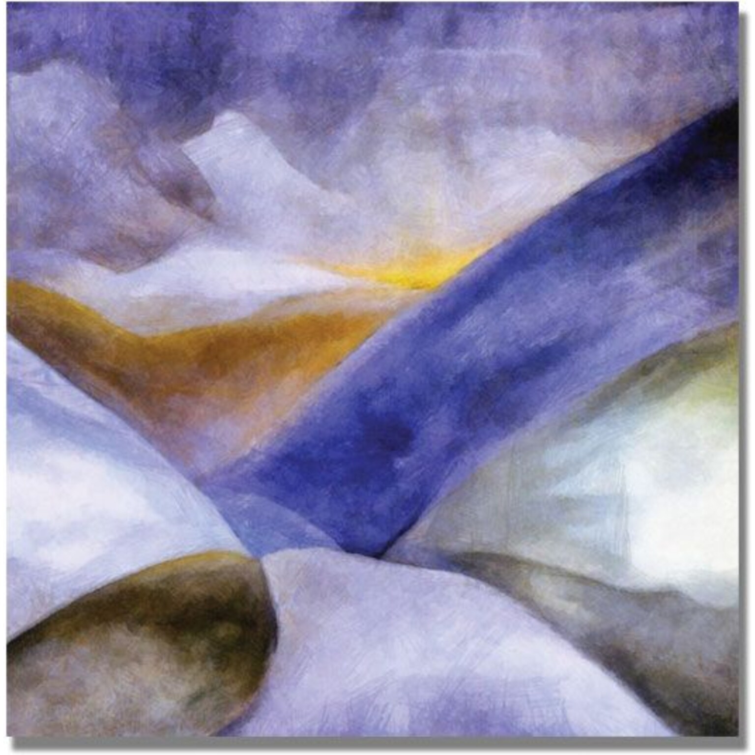 Trademark Global Michelle Calkins Mountains Landscape Canvas Art, 18 x 18