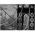 Trademark Global Yale Gurney Manhattan Bridge Canvas Art, 18 x 24