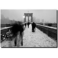 Trademark Global Yale Gurney Love on the Brooklyn Bridge Canvas Art, 30 x 47