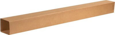 4 x 4 x 48 Shipping Boxes, Brown, 25/ Bundle, Box 1 of 2 (T4448INNER)