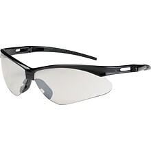 Bouton Optical Anser Safety Glasses, Black Frame, Indoor/Outdoor Lens, Anti-scratch Coating (250-AN-