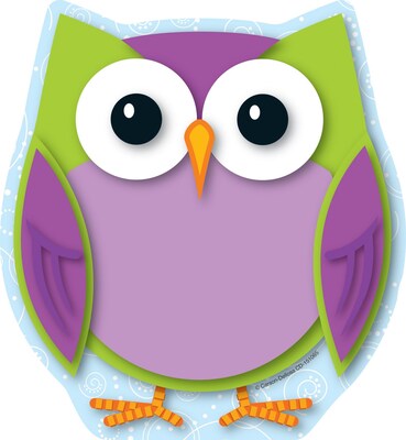 Carson-Dellosa Colorful Owl Notepad