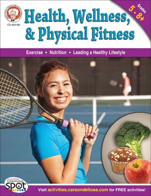 Carson-Dellosa Mark Twain Health, Wellness, and Physical Fitness Workbook (404186)