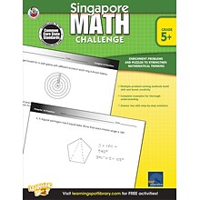 Frank Schaffer Singapore Math Challenge Workbook, 352 pages