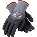 G-Tek Coated Work Gloves; MaxiFlex Ultimate Seamless Nylon Knit Liner, 3/4 Nitrile Coating, XL, 12Pr