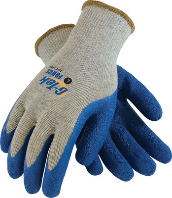 G-Tek Coated Work Gloves, Force Seamless Cotton/Polyester Knit With Latex Coating, XL, 12/Pr (39-C13