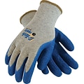 G-Tek® Coated Work Gloves, Force Seamless Cotton/Polyester Knit With Latex Coating, Medium, 12/Pr