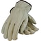 PIP Drivers Gloves, Economy Grade, Top Grain Cowhide, X-Large, Tan