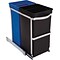 simplehuman Twin-Bucket Pull-Out Trash Can & Recycling Container, 9 Gallon