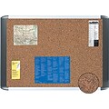 MasterVision® 24(W) x 18(H) Earth Cork Board, Silver Frame, Each