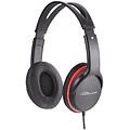 Compucessory Stereo Headset w/ Volume Control; Black/Red