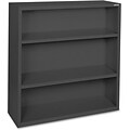 Lorell Fortress Series 3-Shelf 42 Bookcase, BlackLLR41285)