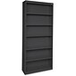 Lorell Fortress Series 6-Shelf 82" Bookcases, Black (LLR41294)