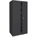 Lorell Fortress Series Storage Cabinets, Black