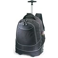 GP® 80780 Horizon Rolling Computer Backpack For 17 Laptops, Black