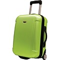 Travelers Choice® TC2400 FREEDOM 21 Hard-Shell Wheeled Upright Luggage Suitcase, Apple Green
