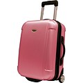 Travelers Choice® TC2400 FREEDOM 21 Hard-Shell Wheeled Upright Luggage Suitcase, Pink