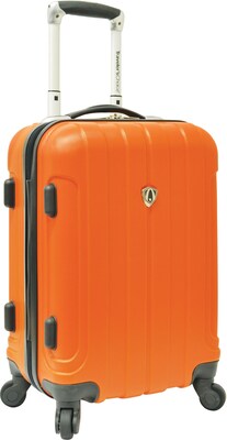 Travelers Choice® TC3800 Cambridge 20 Hardsided Carry-On Spinner Luggage Suitcase, Orange