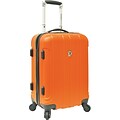 Travelers Choice® TC3800 Cambridge 20 Hardsided Carry-On Spinner Luggage Suitcase, Orange