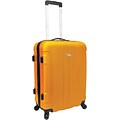 Travelers Choice® TC3900 Rome 25 Hard-Shell Spinner Upright Luggage Suitcase, Orange