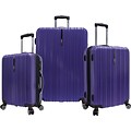 Travelers Choice® TC5000 Tasmania 3-Piece Expandable Spinner Luggage Set, Purple