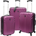 Travelers Choice® TC8500 Cape Verde 3-Piece Hardsided Ultra Lightweight Luggage Set, Lavender