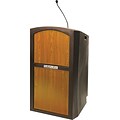 AmpliVox Sound Systems Pinnacle Sound Lectern, Oak (SW3250-MO)