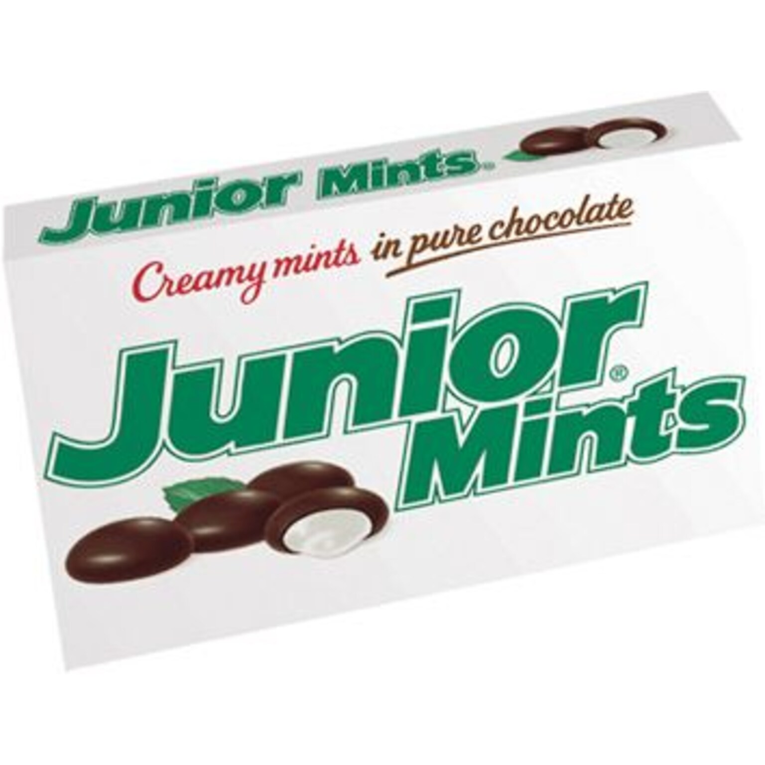 Junior Mints Mint Dark Chocolate Pieces, 4 oz., 12/Box (209-00093)